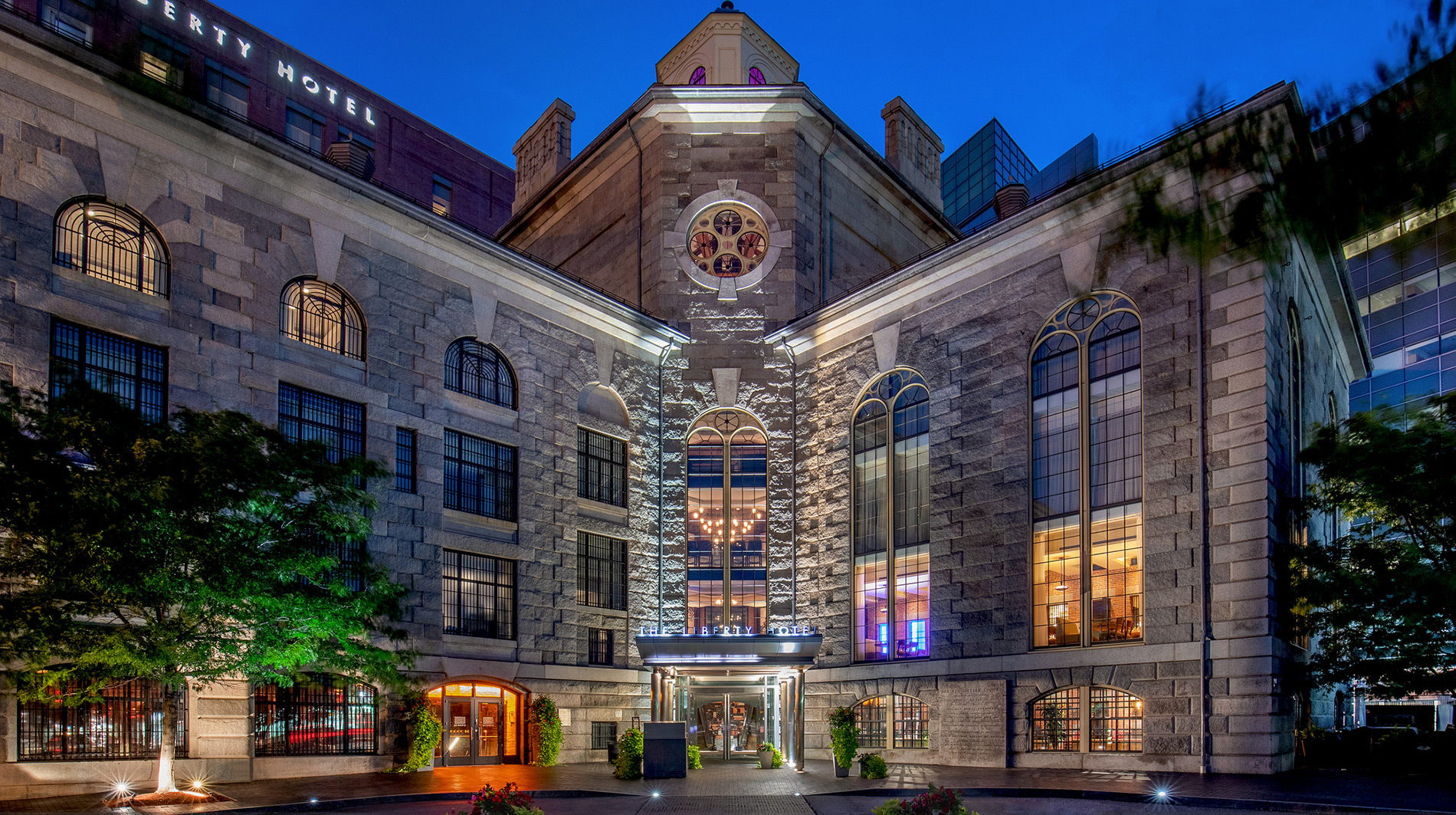 The Liberty Hotel exterior, Beacon Hill, Boston