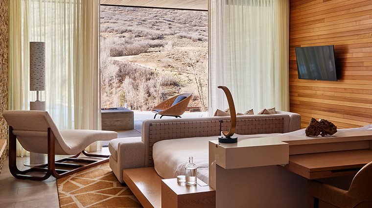 the lodge at blue sky auberge resorts collection earth suite bedroom