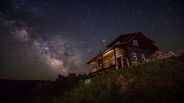 the lodge and spa at brush creek ranch private cabin stars