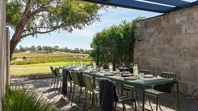 the louise hermitage courtyard