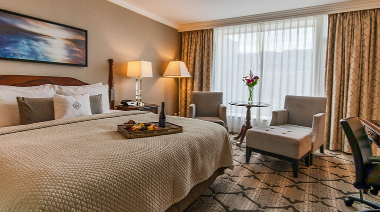the magnolia hotel spa superior king daytime