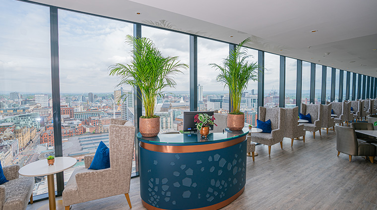 the manchester deansgate hotel club lounge