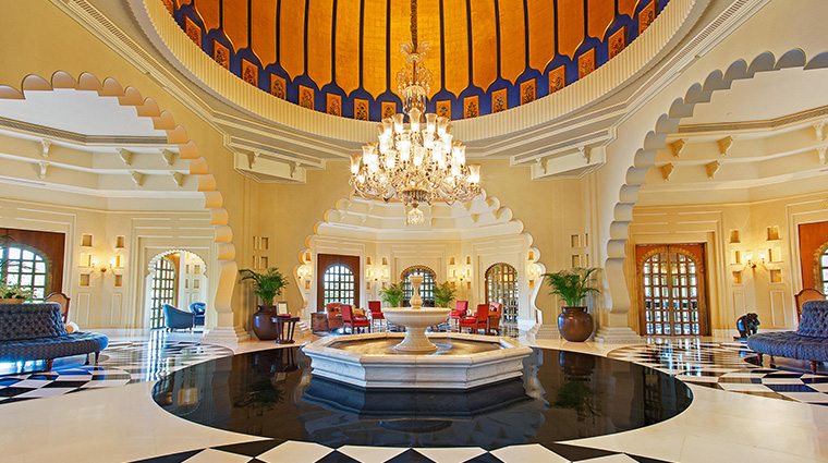 the oberoi udaivilas udaipur lobby