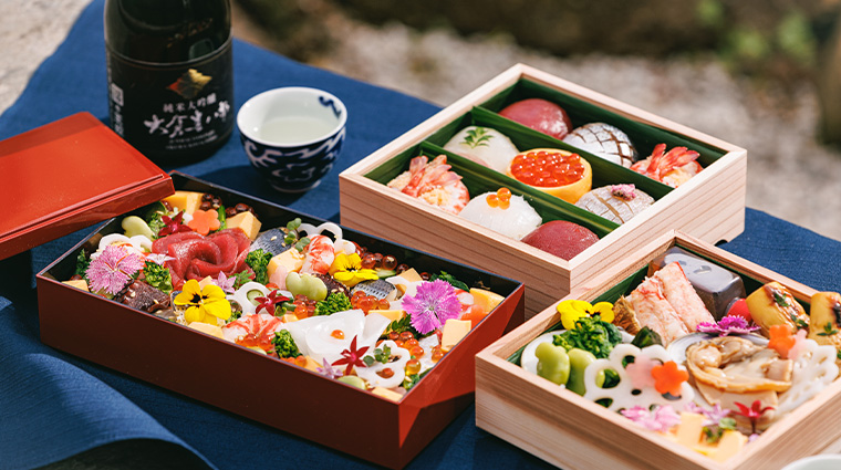 the okura tokyo sushi bento