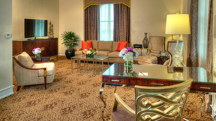 The Peabody Memphis Hotels United States The Peabody Memphis Presidential Suite Living Room
