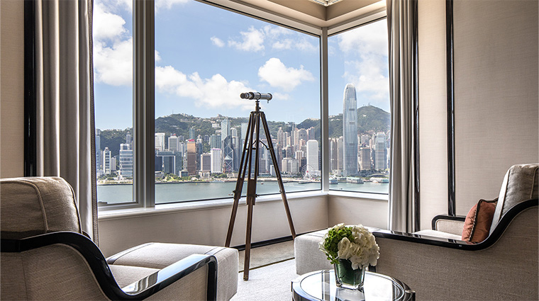 the peninsula hong kong grand deluxe harbourview suite corner