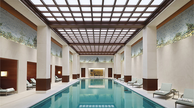 the peninsula london swimming pool