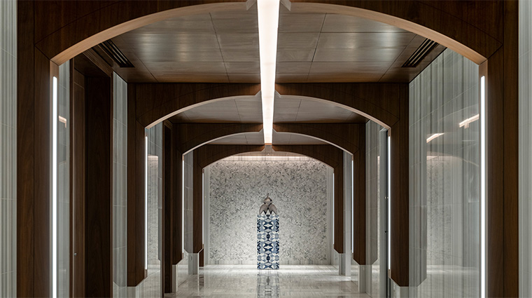 the peninsula spa and wellness centre entrance