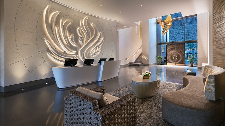 the phoenician a luxury collection resort spa lobby