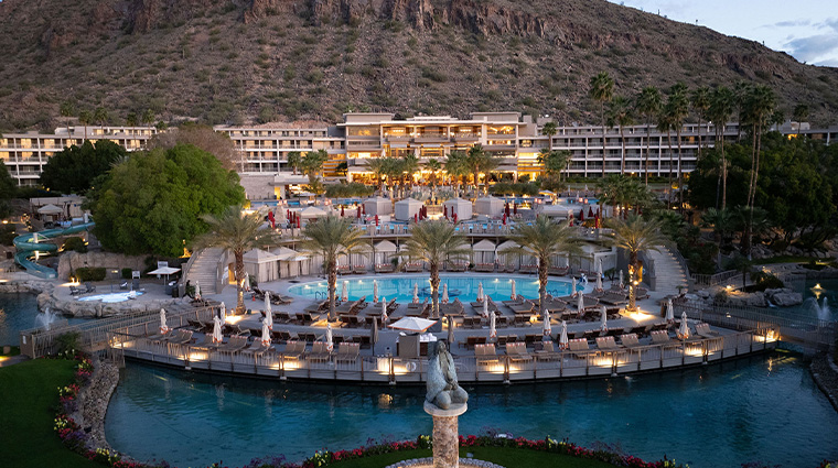 the phoenician a luxury collection resort wide twilight