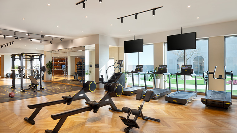 the plaza doha lxr hotels resorts gym