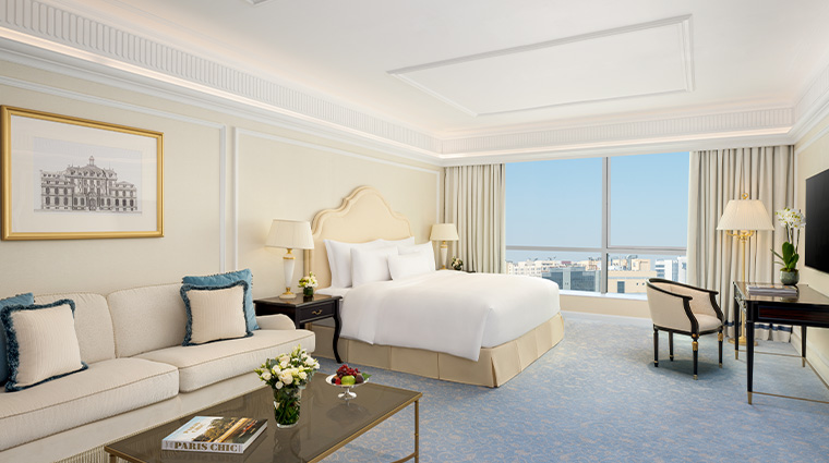 the plaza doha lxr hotels resorts junior suite bedroom