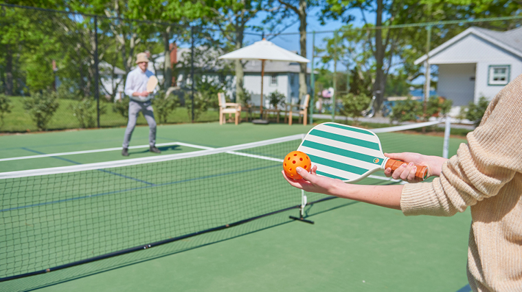 pridwin hotel cottages pickleball