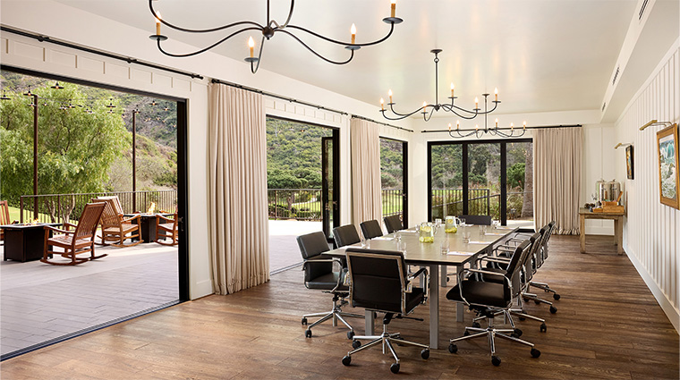 the ranch at laguna beach canyon view boardroom