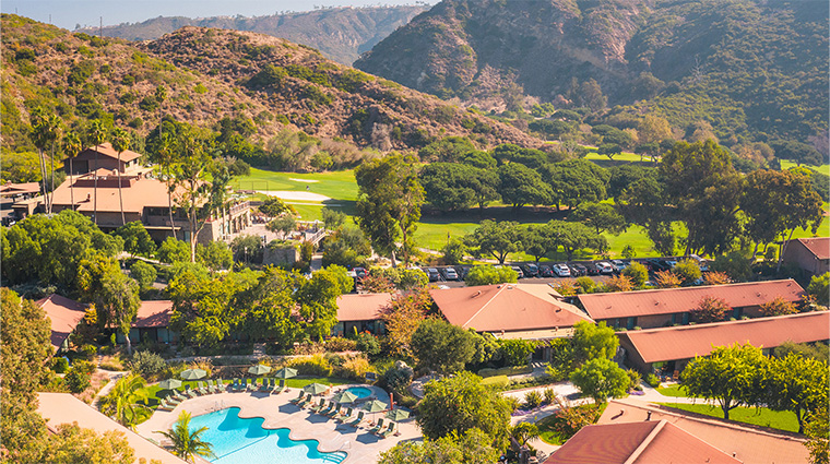 the ranch at laguna beach pool aerial