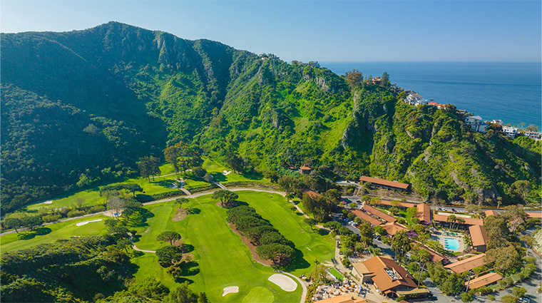 the ranch at laguna beach property aerial ocean