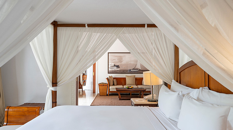 the residence zanzibar accommodation franipani garden pool villa interior