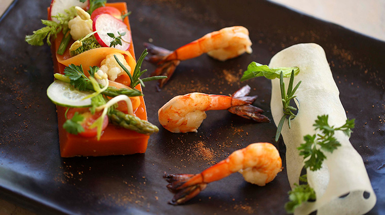 the residence zanzibar dining food