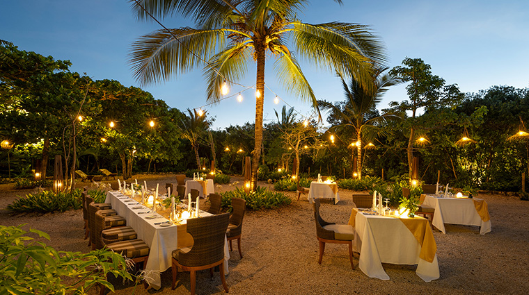 the residence zanzibar dining the pavillion exterior