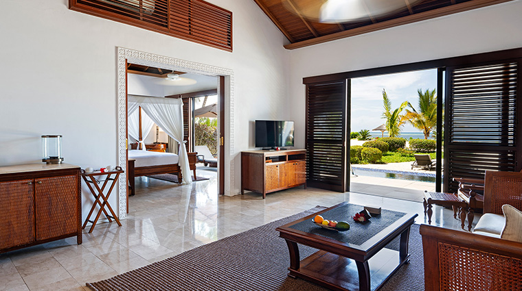 the residence zanzibar luxury ocean pool villa interior