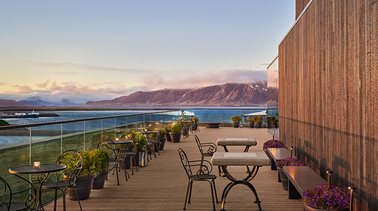 the reykjavik edition roof restaurant bar patio