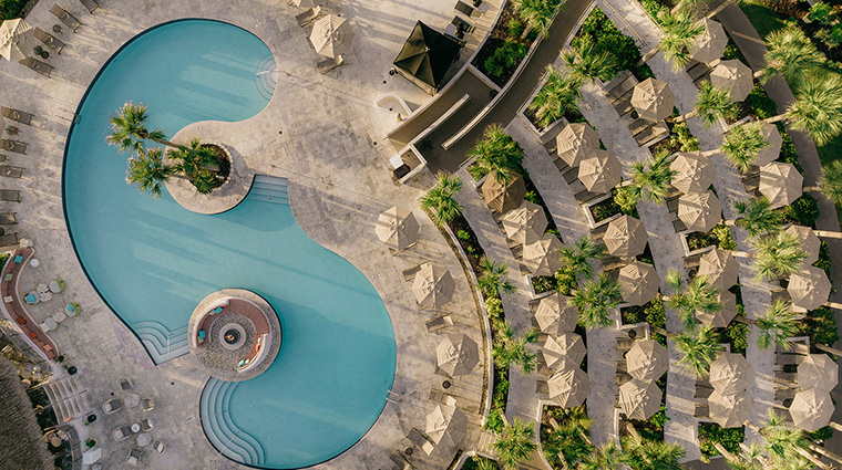 the ritz carlton amelia island pool aerial