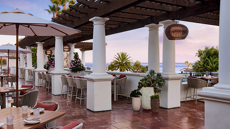 the ritz carlton bacara santa barbara bar patio