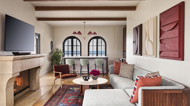 the ritz carlton bacara santa barbara living area