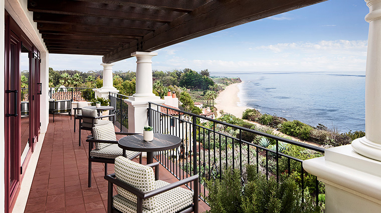 the ritz carlton bacara santa barbara suite balcony