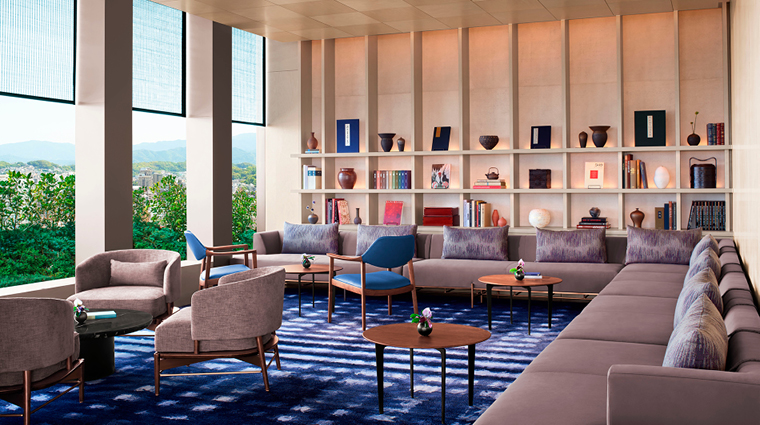 the ritz carlton fukuoka club lounge library