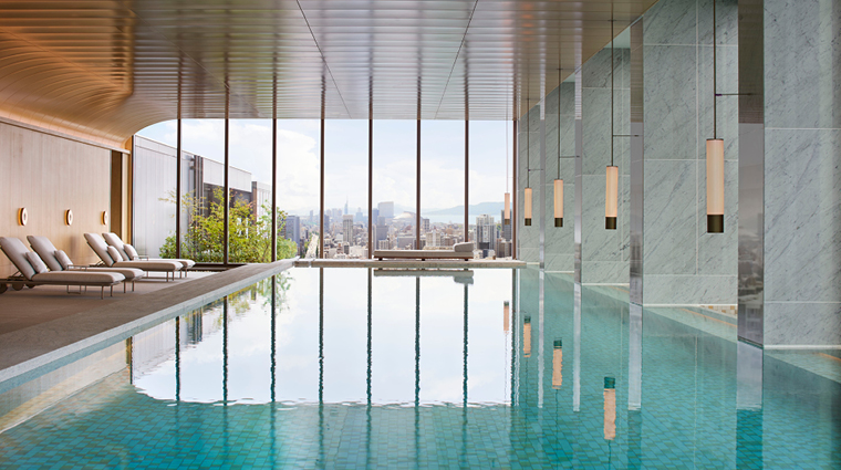 the ritz carlton fukuoka pool overall