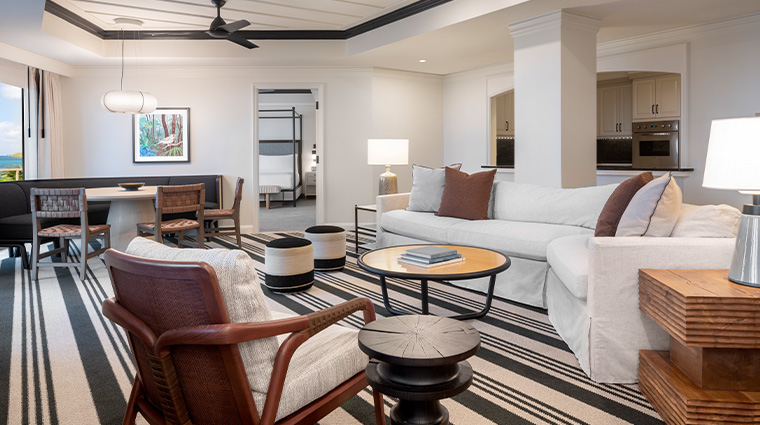 the ritz carlton grand cayman new opal sapphire suite living room