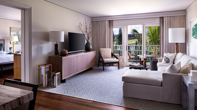 the ritz carlton maui kapalua new residential suite living room2