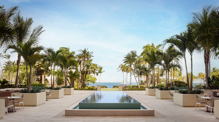 the ritz carlton key biscayne miami courtyard