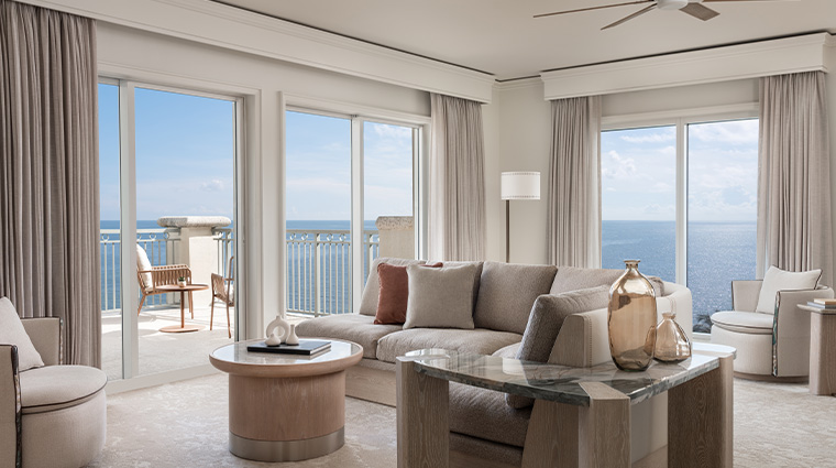the ritz carlton key biscayne miami suite living