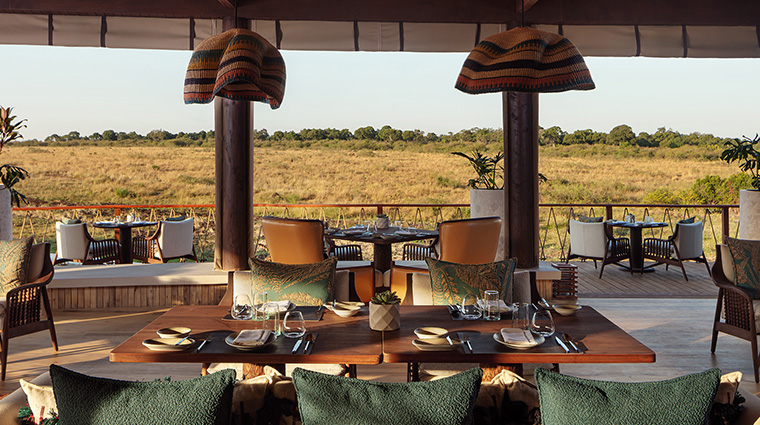 the ritz carlton masai mara safari camp nest restaurant