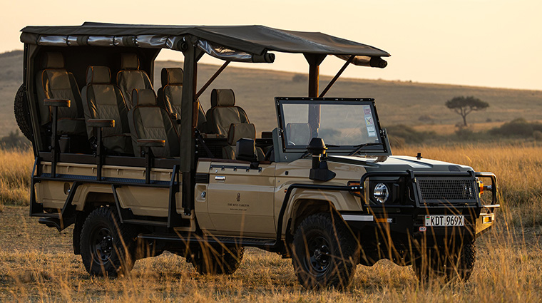 the ritz carlton masai mara safari camp safari vehicle