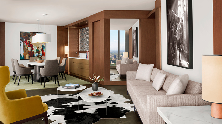 the ritz carlton melbourne yarra suite living and dining room