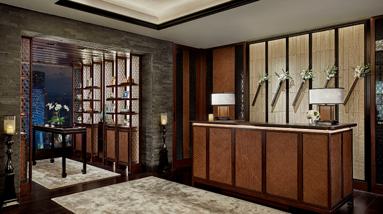 the ritz carlton nanjing spa reception