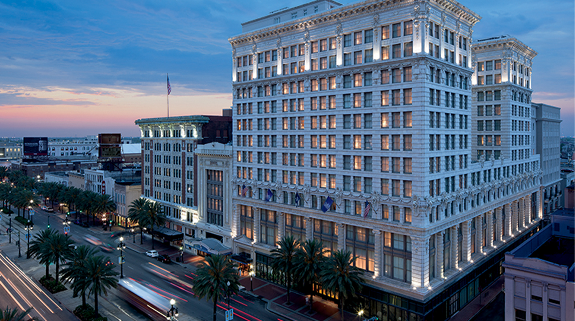 The Ritz-Carlton, New Orleans exterior in the French Quarter