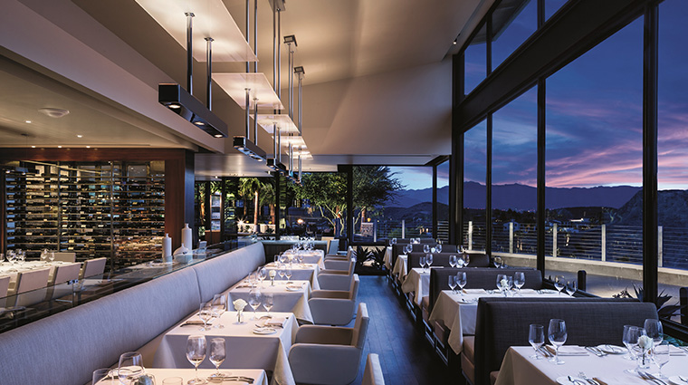 16the ritz carlton rancho mirage dining night