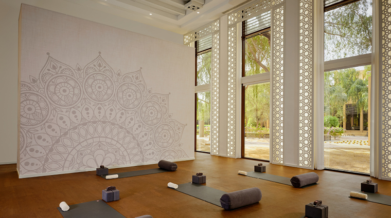 the ritz carlton ras al khaimah al wadi desert the spa yoga