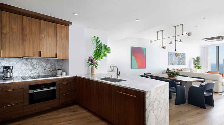the ritz carlton residences waikiki beach kitchen dining
