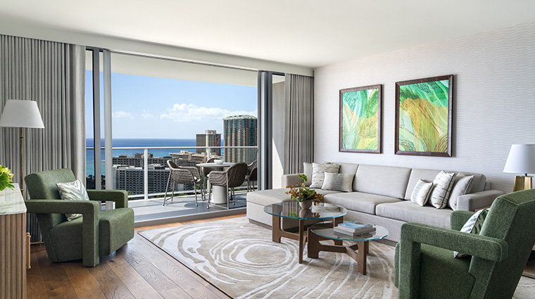 the ritz carlton residences waikiki beach living room2