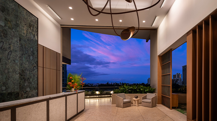 the ritz carlton residences waikiki beach lobby