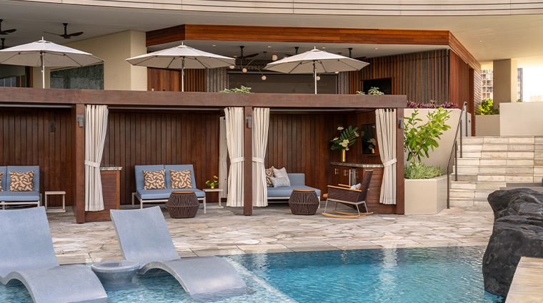the ritz carlton residences waikiki beach resort pool cabana