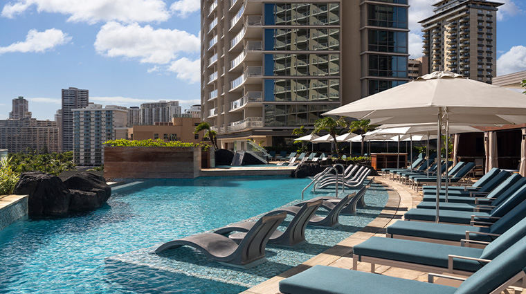 the ritz carlton residences waikiki beach resort pool