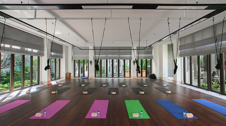 the ritz carlton bali yoga room