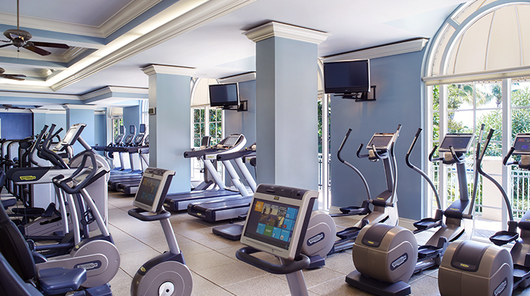 the ritz carlton key biscayne miami fitness center overall
