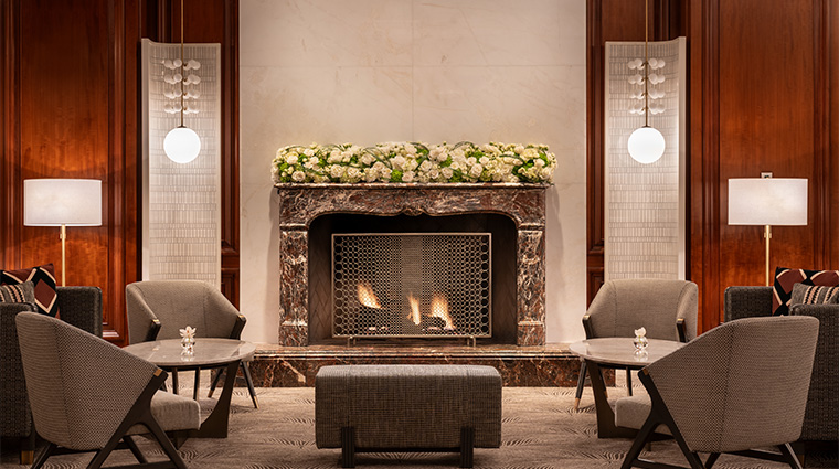 the ritz carlton st louis lobby fireplace